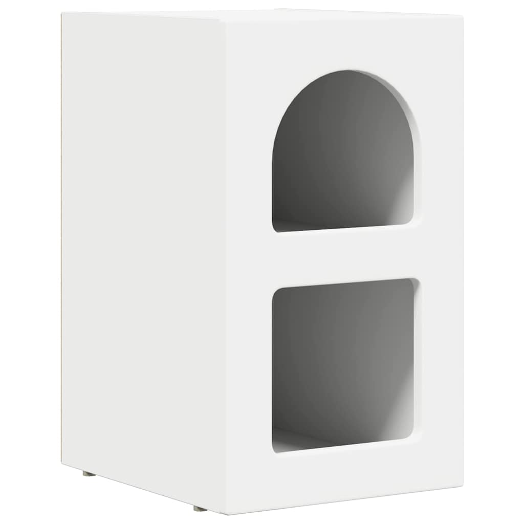 Noćni ormarić 2 pcs Bijelo 29,5 x 33,5 x 50 cm