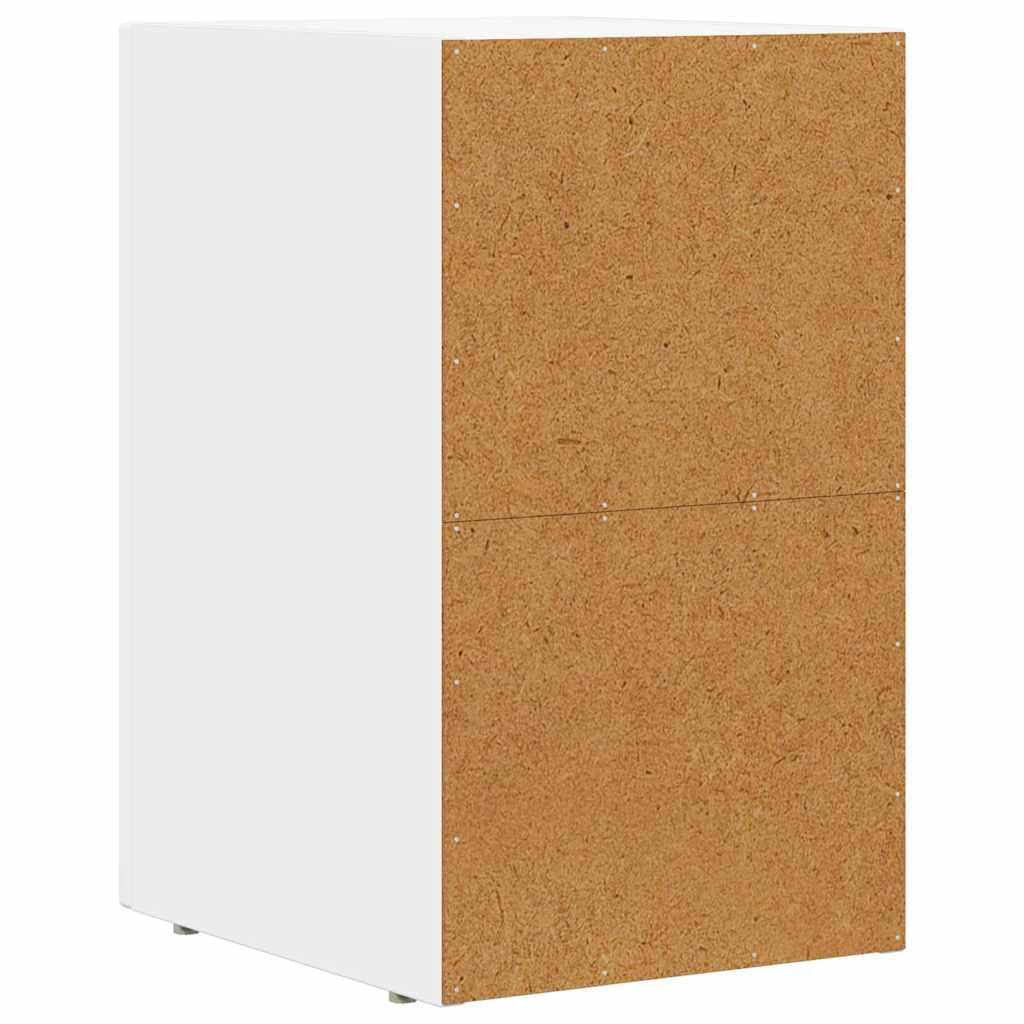Noćni ormarić 2 pcs Bijelo 29,5 x 33,5 x 50 cm