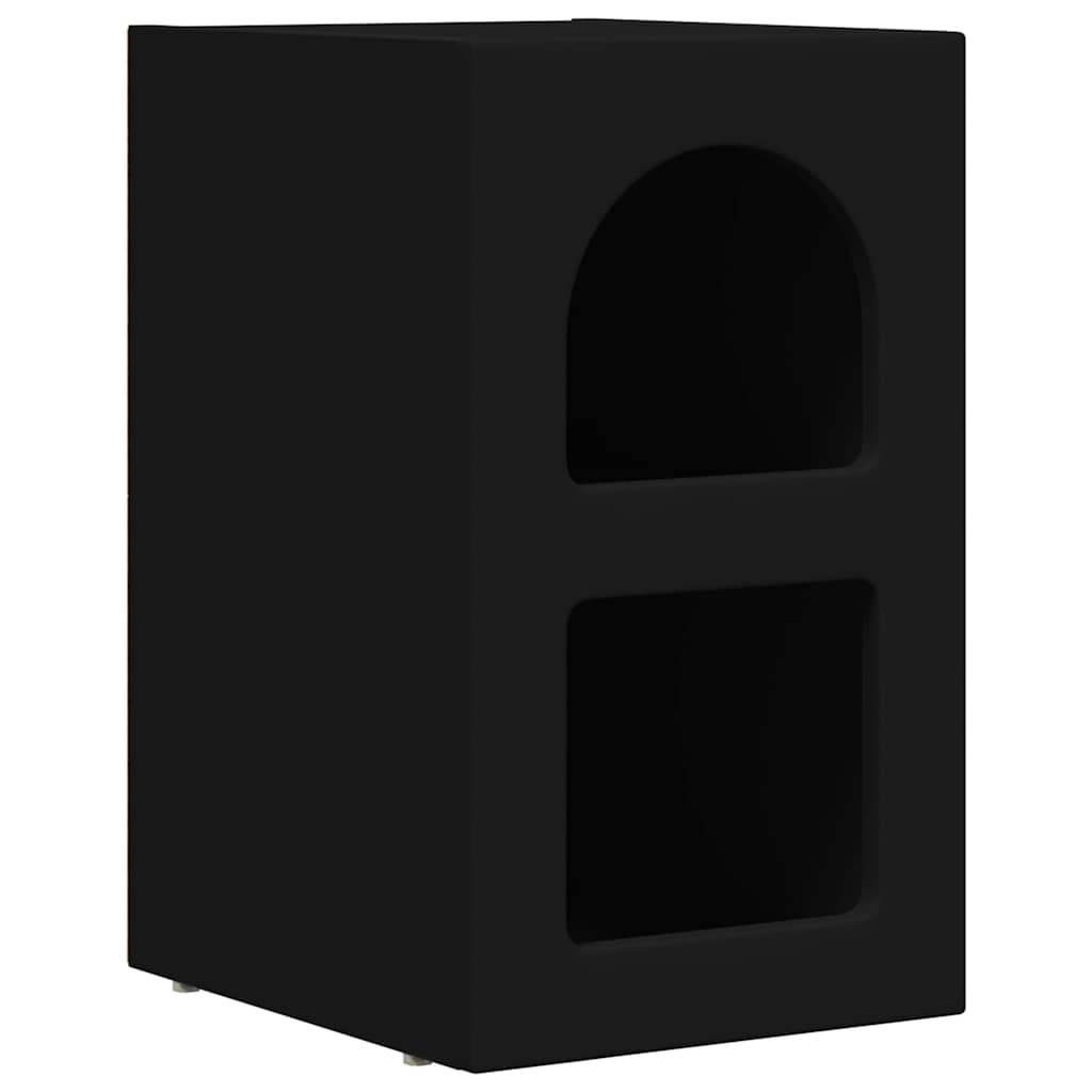 Noćni ormarić 2 pcs Crna 29,5 x 33,5 x 50 cm Konstruirano drvo