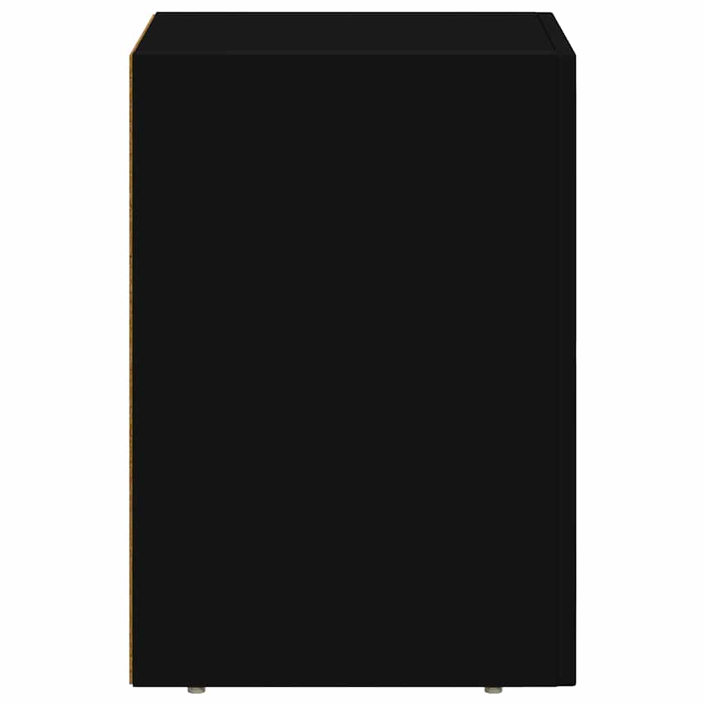 Noćni ormarić 2 pcs Crna 29,5 x 33,5 x 50 cm Konstruirano drvo
