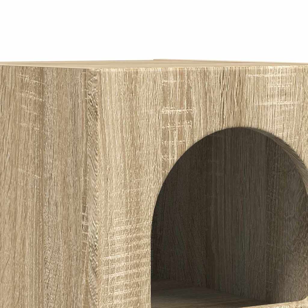 Noćni ormarić 2 pcs Sonoma hrast 29,5 x 33,5 x 50 cm