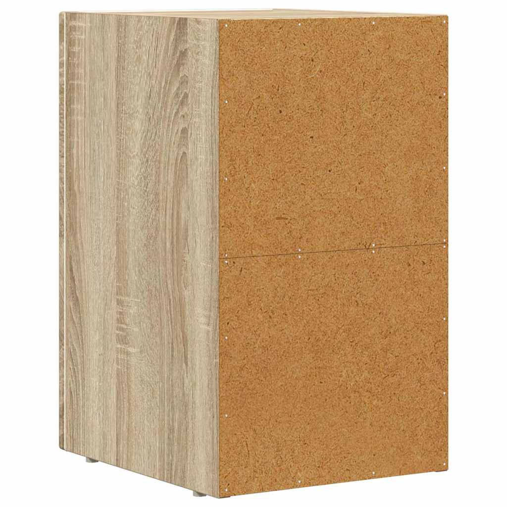 Noćni ormarić 2 pcs Sonoma hrast 29,5 x 33,5 x 50 cm