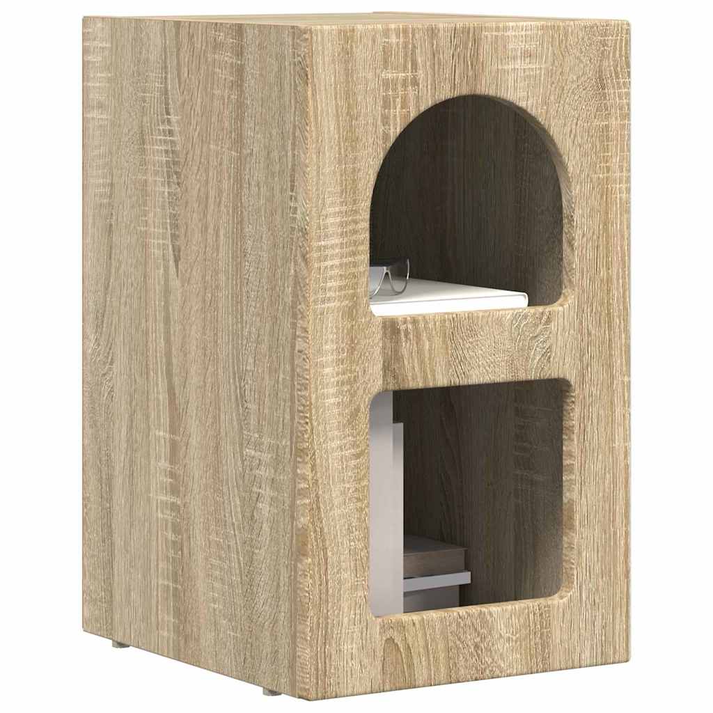 Noćni ormarić 2 pcs Sonoma hrast 29,5 x 33,5 x 50 cm