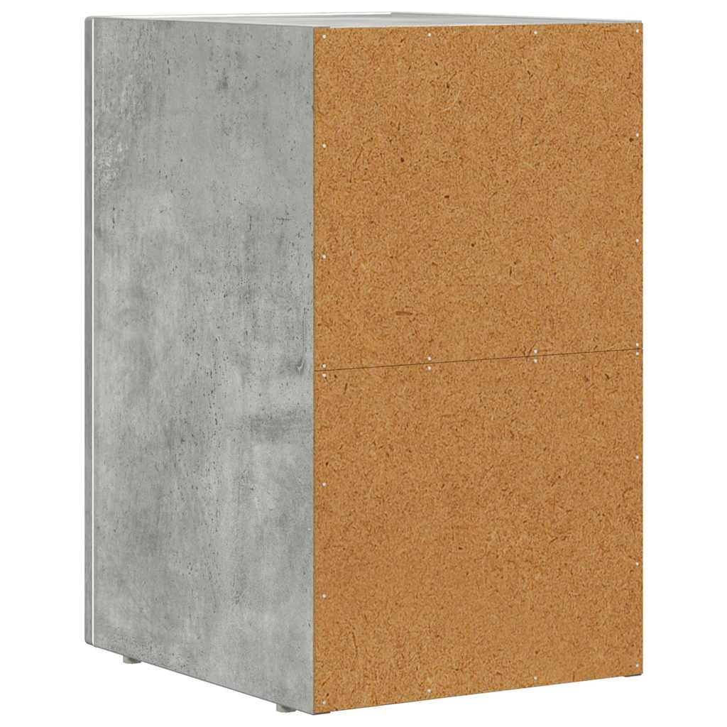 Noćni ormarić Betonski sivi 29,5 x 33,5 x 50 cm