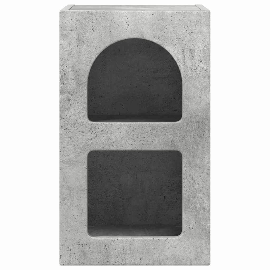 Noćni ormarić Betonski sivi 29,5 x 33,5 x 50 cm