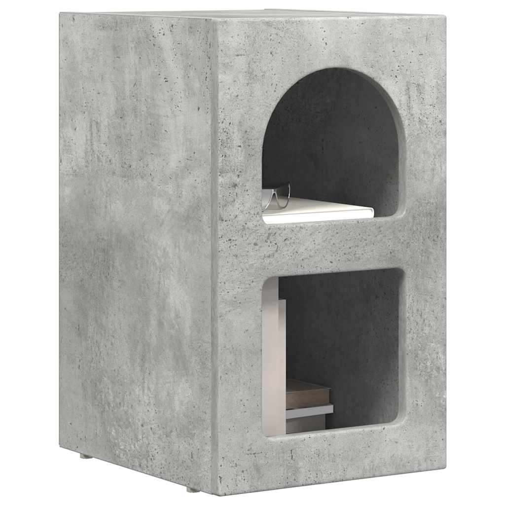 Noćni ormarić Betonski sivi 29,5 x 33,5 x 50 cm