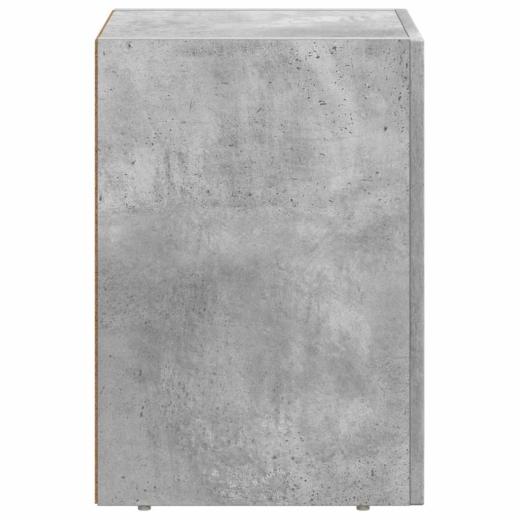 Noćni ormarić Betonski sivi 29,5 x 33,5 x 50 cm