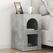 Noćni ormarić 2 pcs Betonski sivi 29,5 x 33,5 x 50 cm