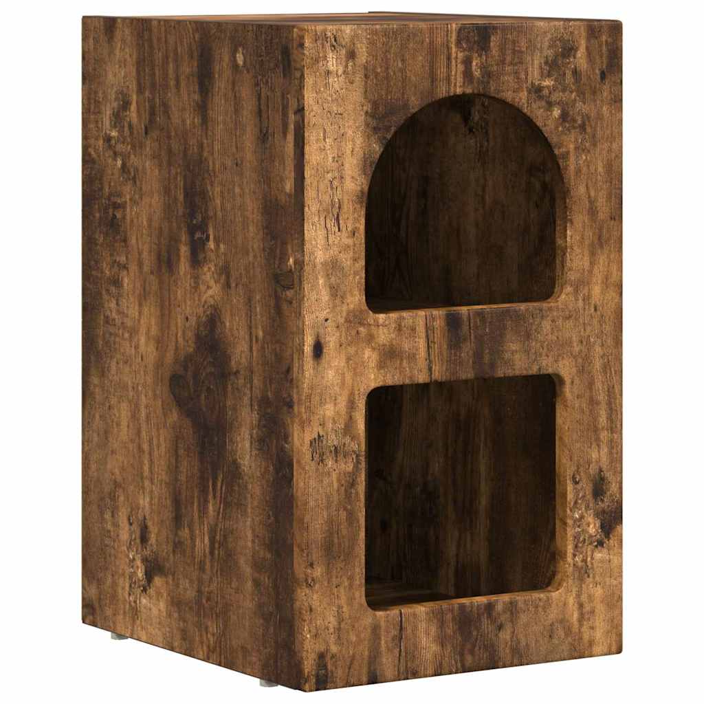 Noćni ormarić 2 pcs Dimljeni hrast 29,5 x 33,5 x 50 cm