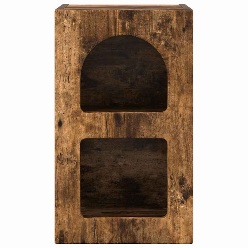 Noćni ormarić 2 pcs Dimljeni hrast 29,5 x 33,5 x 50 cm