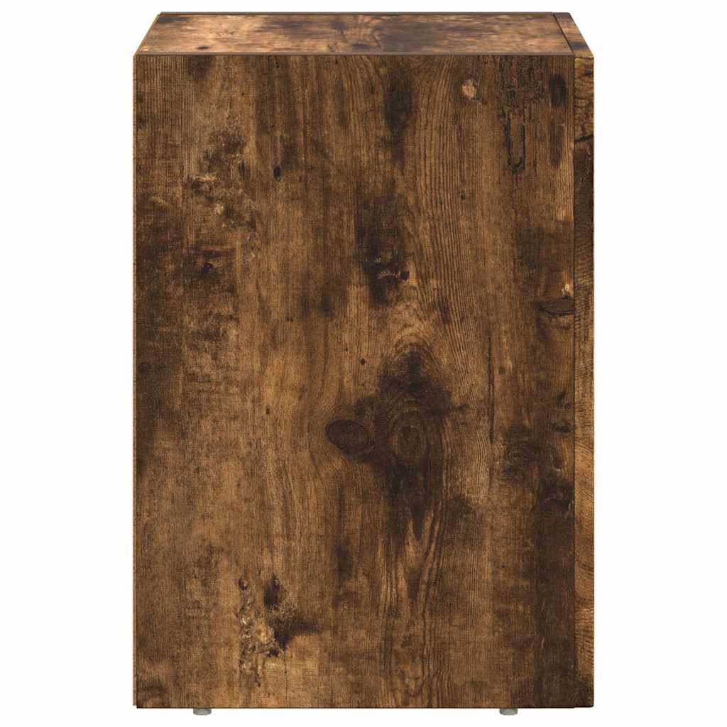 Noćni ormarić 2 pcs Dimljeni hrast 29,5 x 33,5 x 50 cm