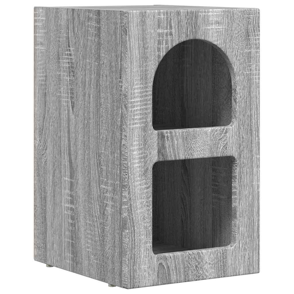 Noćni ormarić Siva Sonoma 29,5 x 33,5 x 50 cm Konstruirano drvo