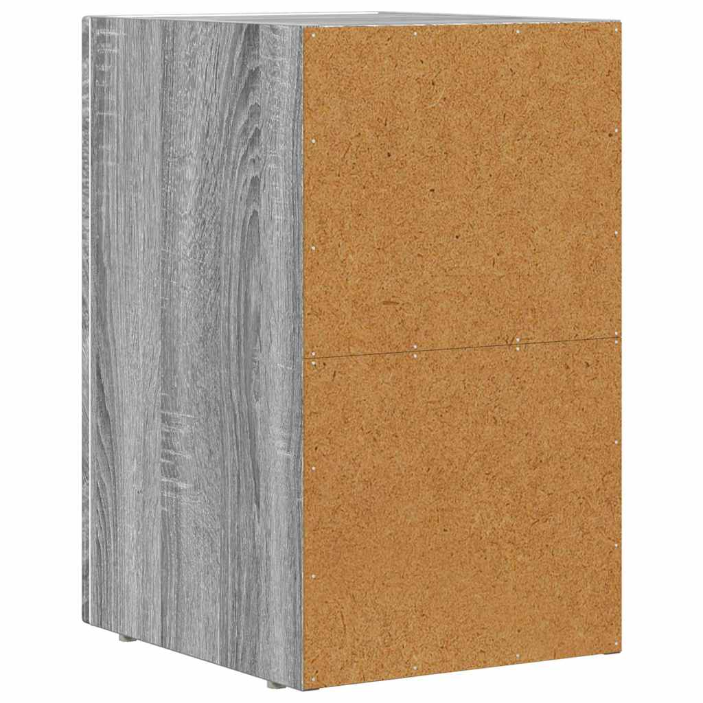 Noćni ormarić Siva Sonoma 29,5 x 33,5 x 50 cm Konstruirano drvo