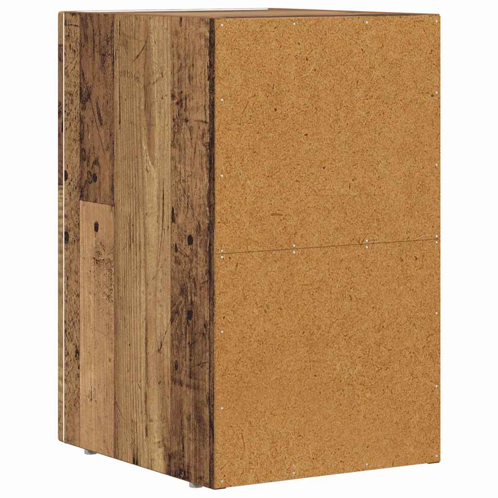 Noćni ormarić Staro drvo 29,5 x 33,5 x 50 cm Konstruirano drvo