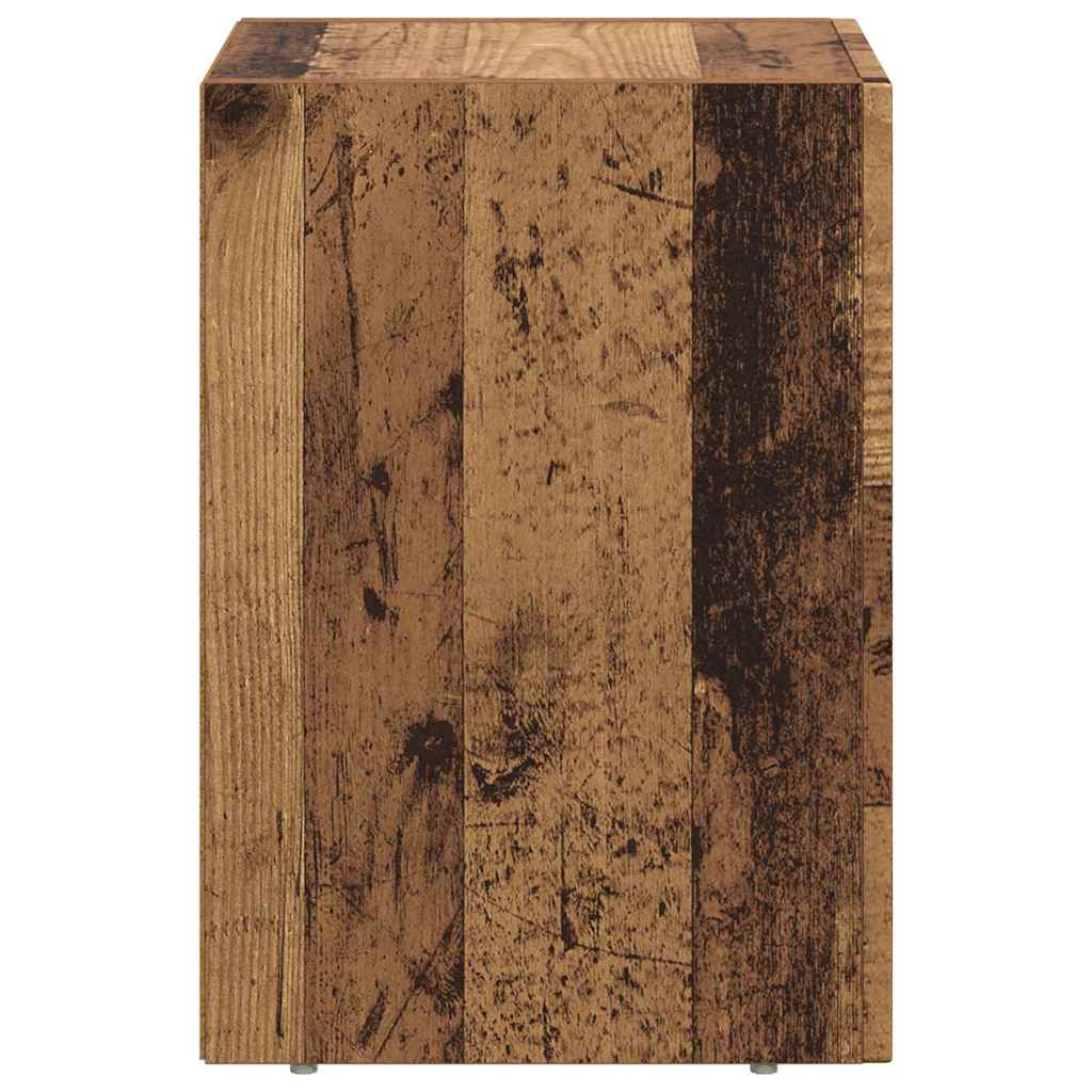 Noćni ormarić Staro drvo 29,5 x 33,5 x 50 cm Konstruirano drvo