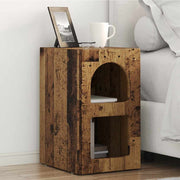 Noćni ormarić 2 pcs Staro drvo 29,5 x 33,5 x 50 cm