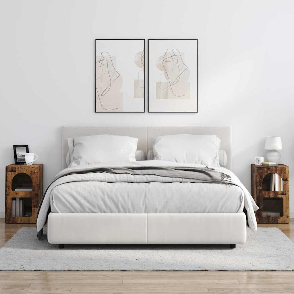 Noćni ormarić 2 pcs Staro drvo 29,5 x 33,5 x 50 cm