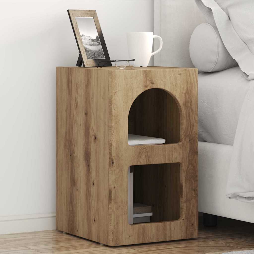 Noćni ormarić 2 pcs Umjetnički hrast 29,5 x 33,5 x 50 cm
