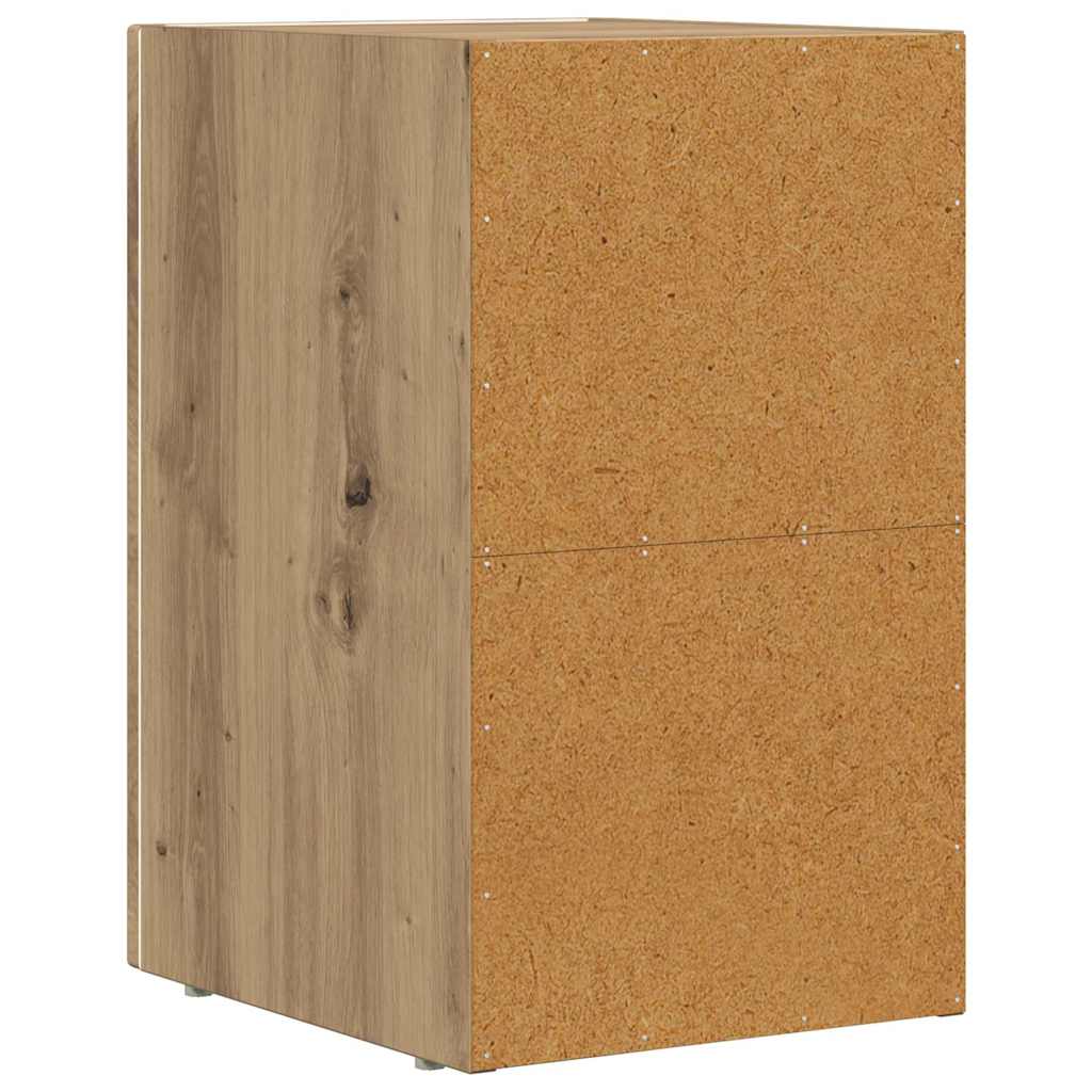 Noćni ormarić 2 pcs Umjetnički hrast 29,5 x 33,5 x 50 cm