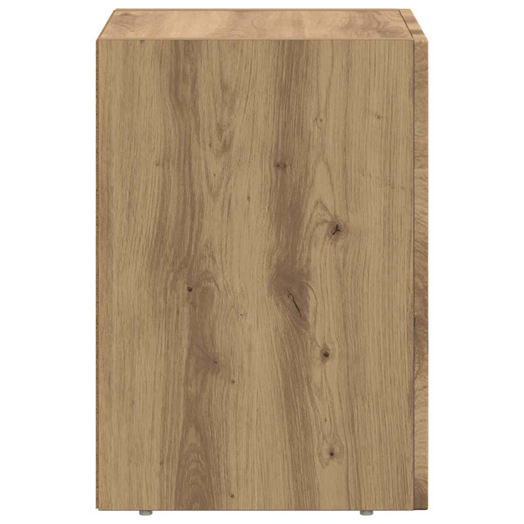 Noćni ormarić 2 pcs Umjetnički hrast 29,5 x 33,5 x 50 cm