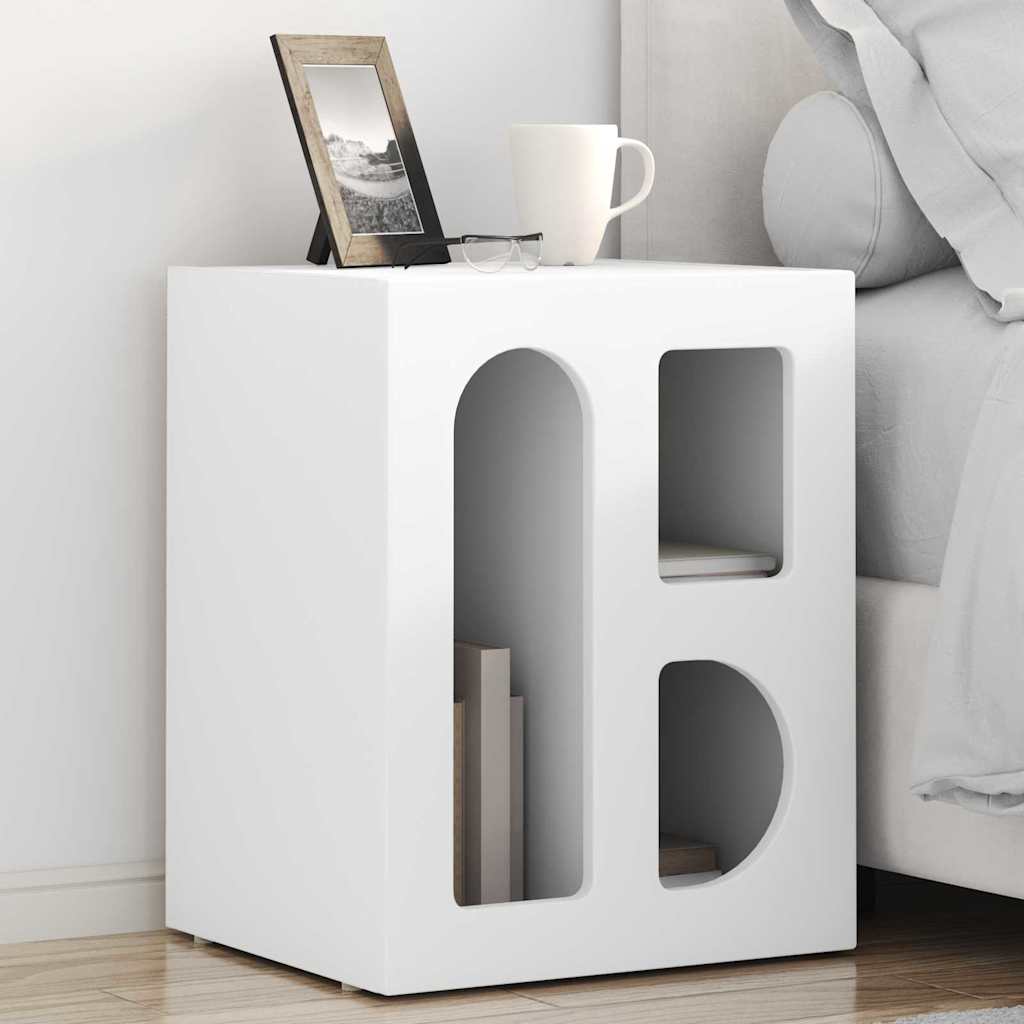 Noćni ormarić 2 pcs Bijelo 40 x 35 x 50 cm Konstruirano drvo