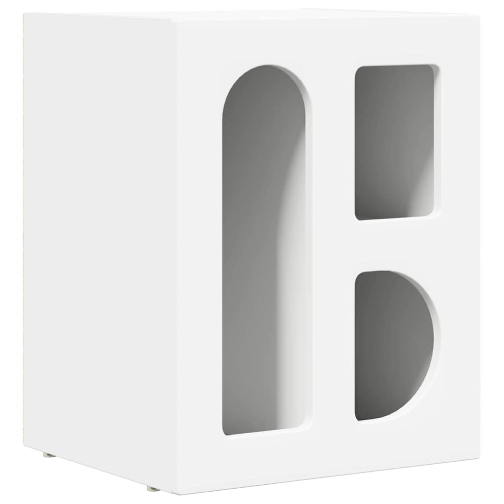 Noćni ormarić 2 pcs Bijelo 40 x 35 x 50 cm Konstruirano drvo