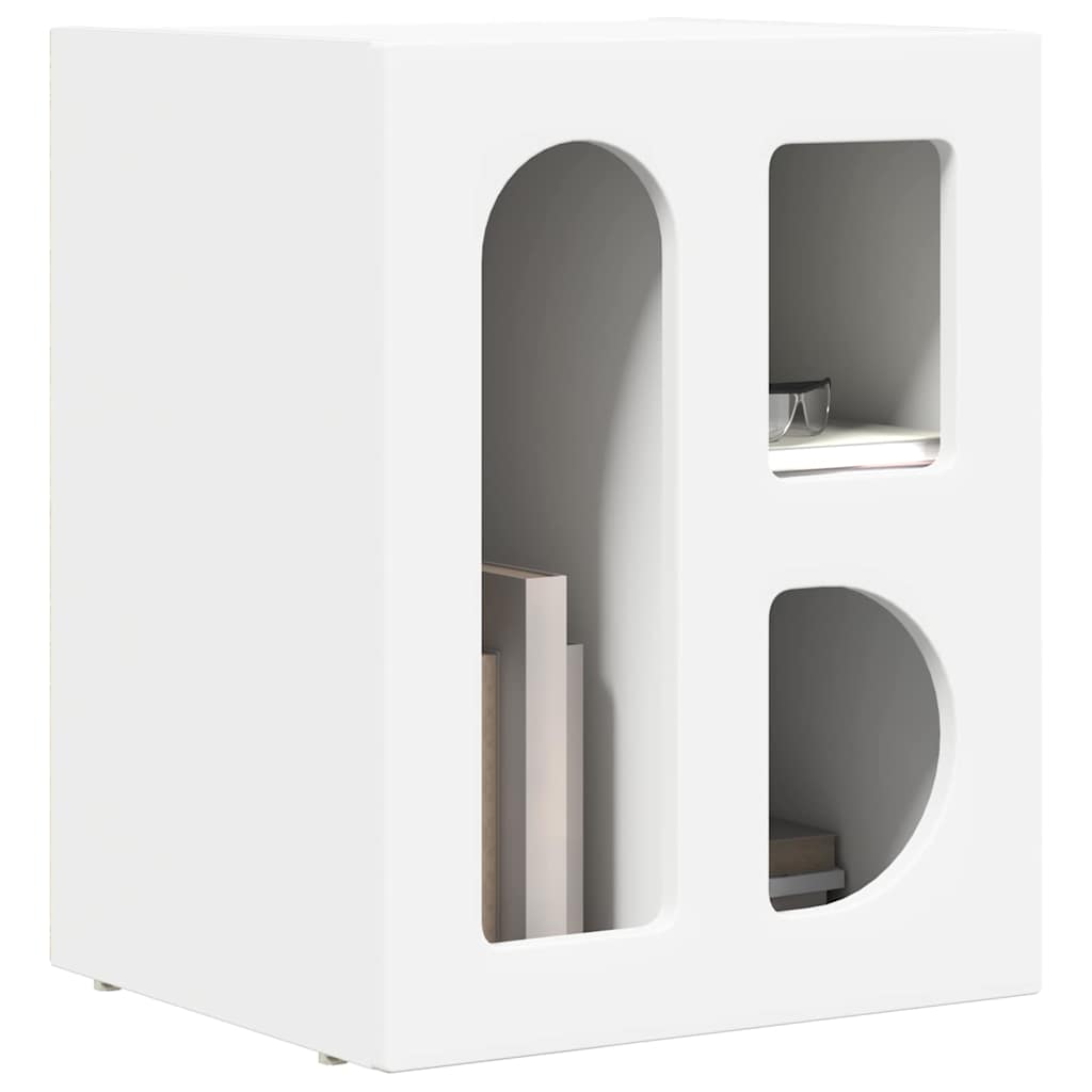 Noćni ormarić 2 pcs Bijelo 40 x 35 x 50 cm Konstruirano drvo