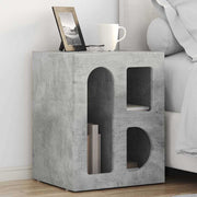 Noćni ormarić 2 pcs Betonski sivi 40 x 35 x 50 cm