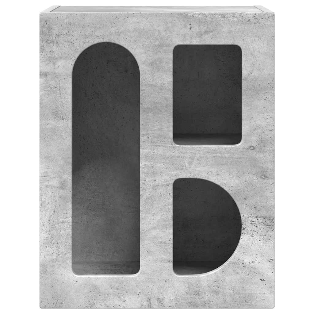 Noćni ormarić 2 pcs Betonski sivi 40 x 35 x 50 cm