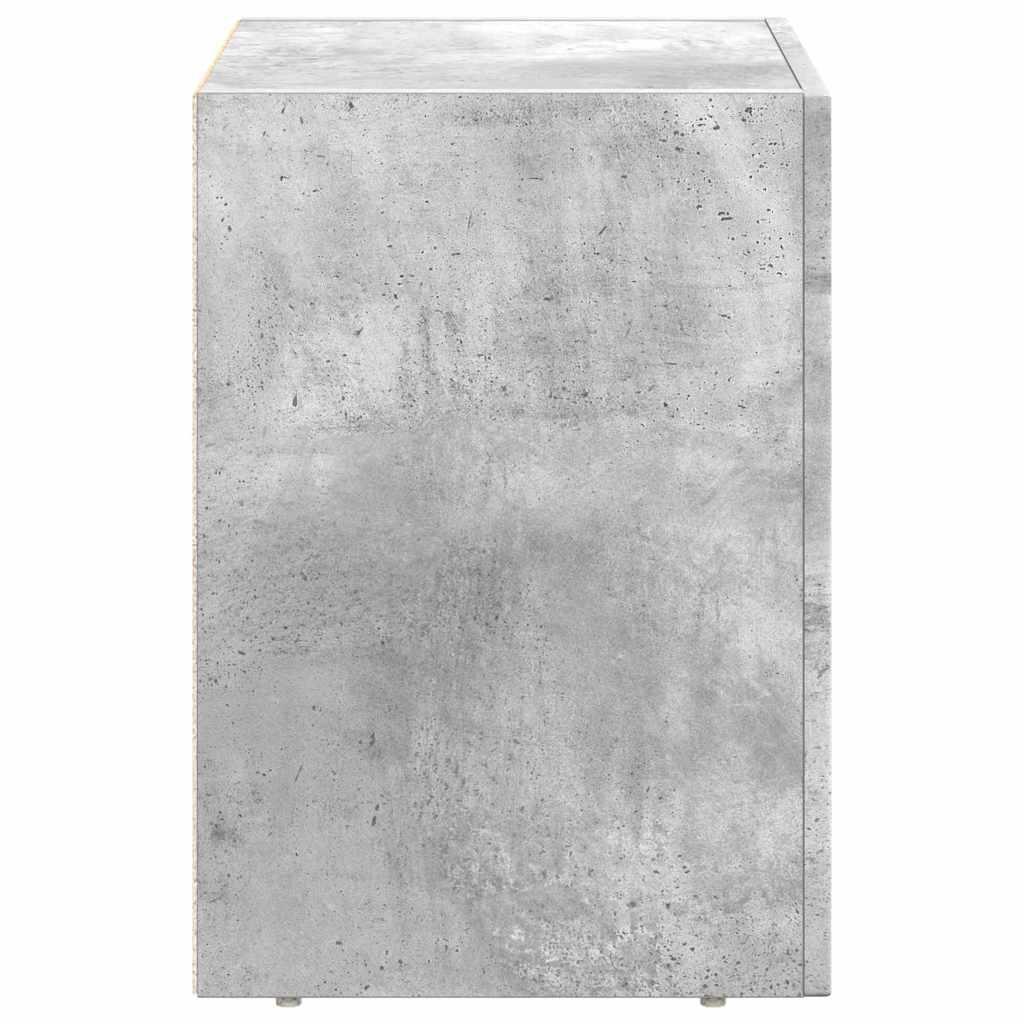 Noćni ormarić 2 pcs Betonski sivi 40 x 35 x 50 cm