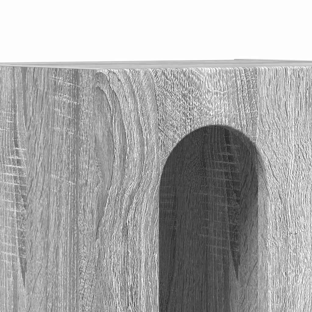 Noćni ormarić 2 pcs Siva Sonoma 40 x 35 x 50 cm