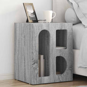 Noćni ormarić 2 pcs Siva Sonoma 40 x 35 x 50 cm