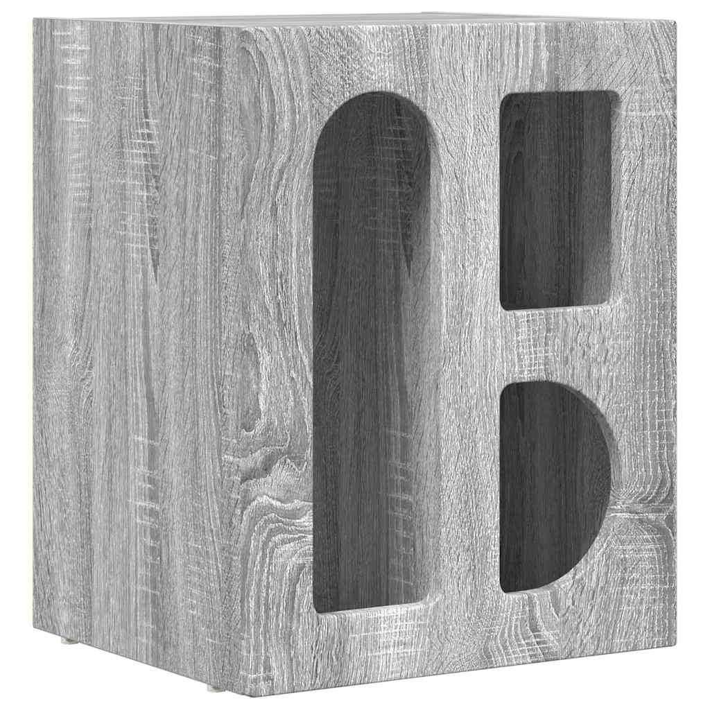 Noćni ormarić 2 pcs Siva Sonoma 40 x 35 x 50 cm