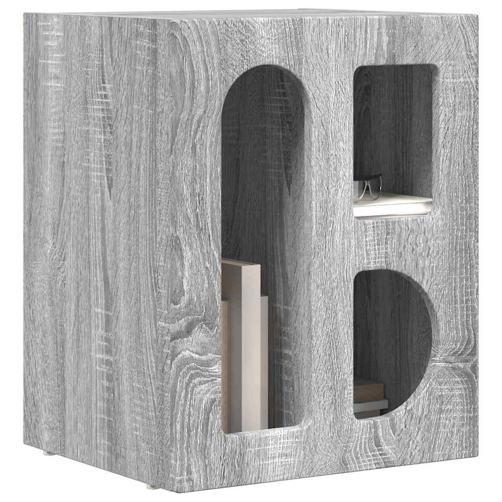 Noćni ormarić 2 pcs Siva Sonoma 40 x 35 x 50 cm