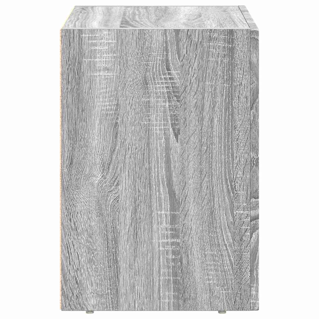 Noćni ormarić 2 pcs Siva Sonoma 40 x 35 x 50 cm