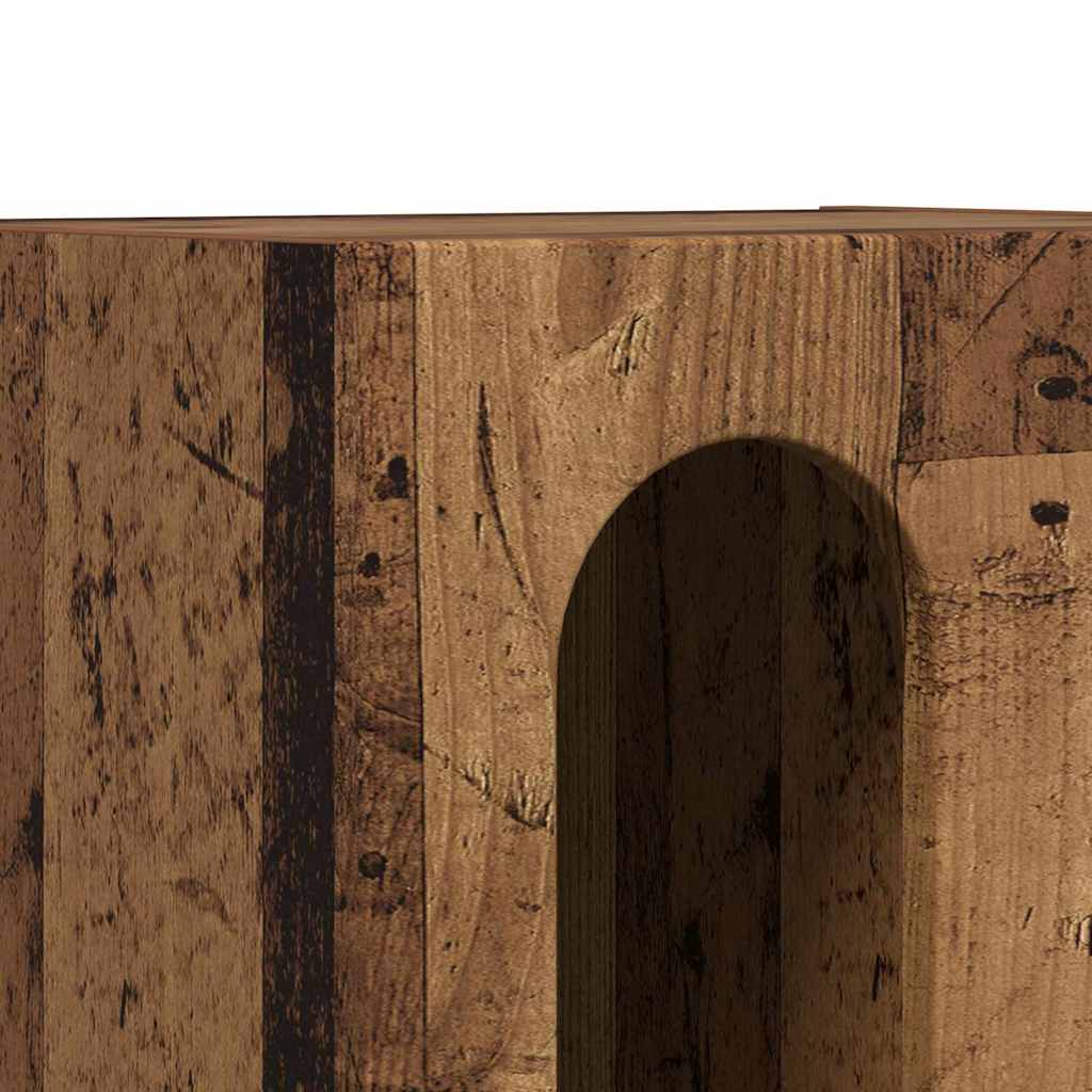 Noćni ormarić 2 pcs Staro drvo 40 x 35 x 50 cm