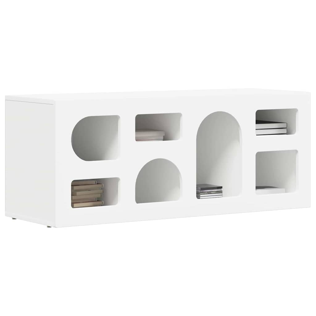 TV ormar Bijelo 100 x 35 x 40 cm Konstruirano drvo