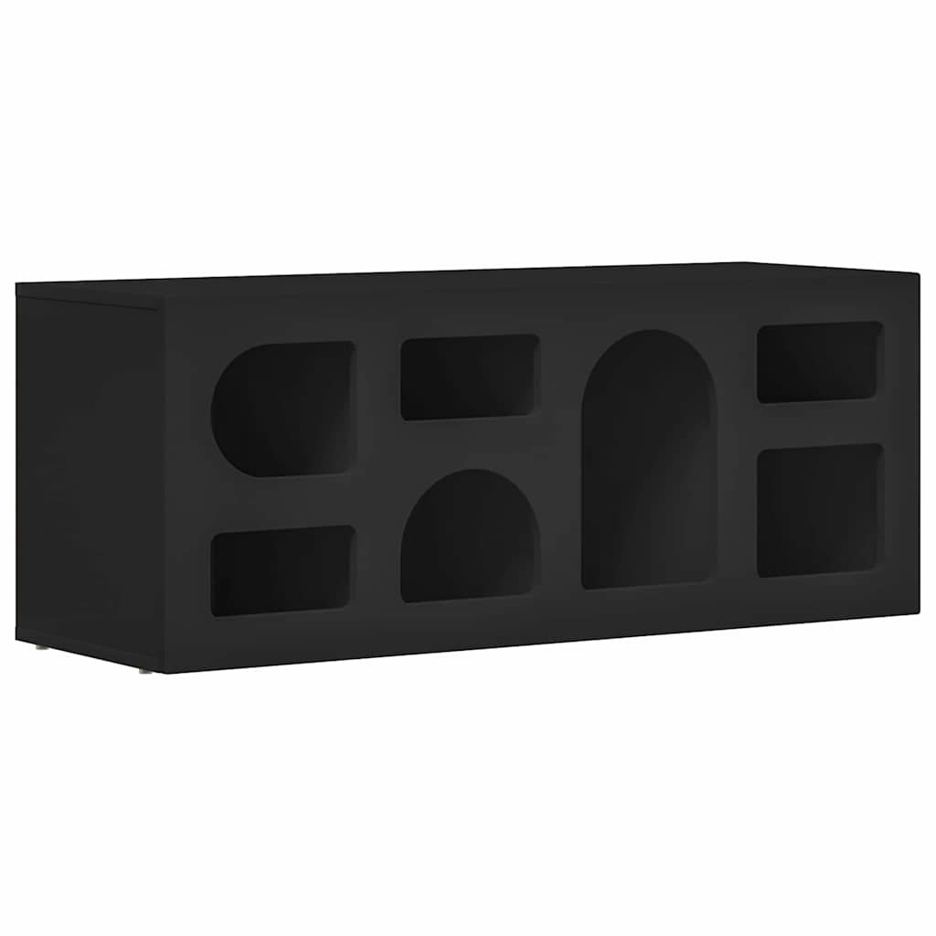 TV ormar Crna 100 x 35 x 40 cm Konstruirano drvo