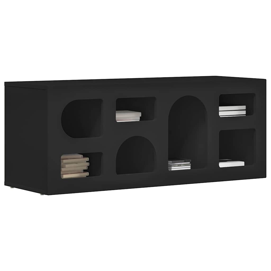 TV ormar Crna 100 x 35 x 40 cm Konstruirano drvo