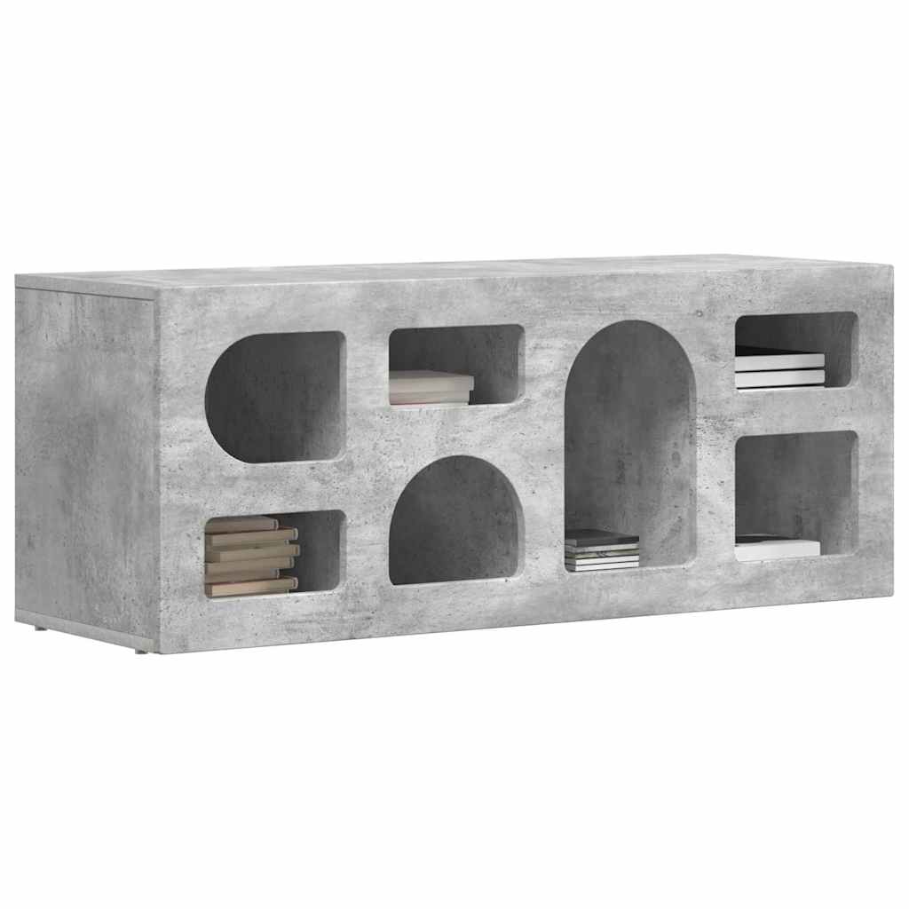 TV ormar Betonski sivi 100 x 35 x 40 cm Konstruirano drvo