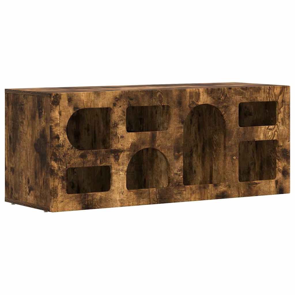 TV ormar Dimljeni hrast 100 x 35 x 40 cm Konstruirano drvo