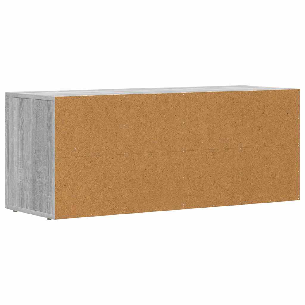 TV ormar Siva Sonoma 100 x 35 x 40 cm Konstruirano drvo