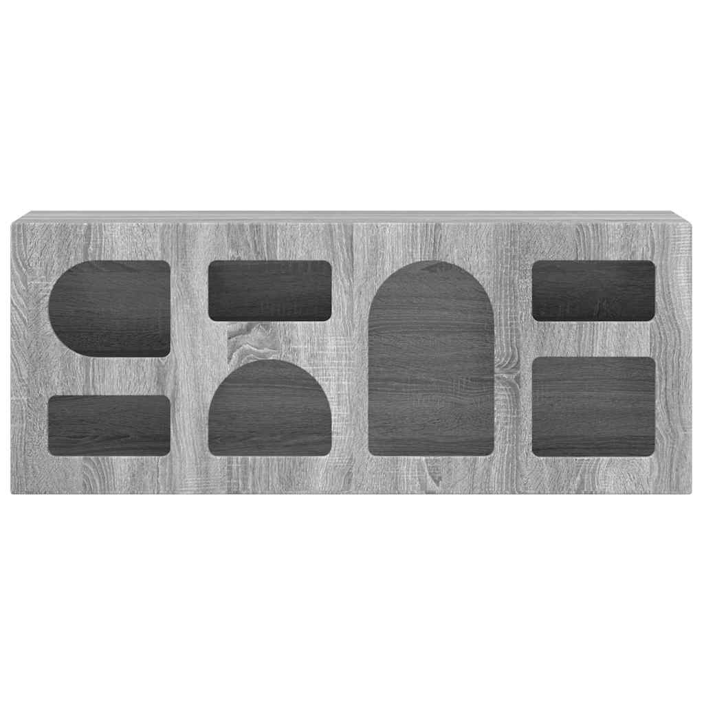 TV ormar Siva Sonoma 100 x 35 x 40 cm Konstruirano drvo