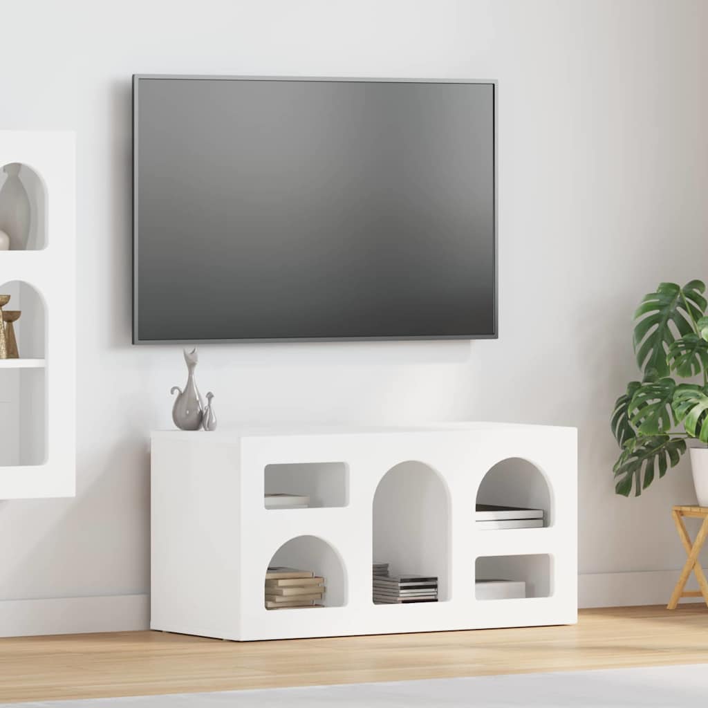 TV ormar Bijelo 80 x 35 x 40 cm Konstruirano drvo