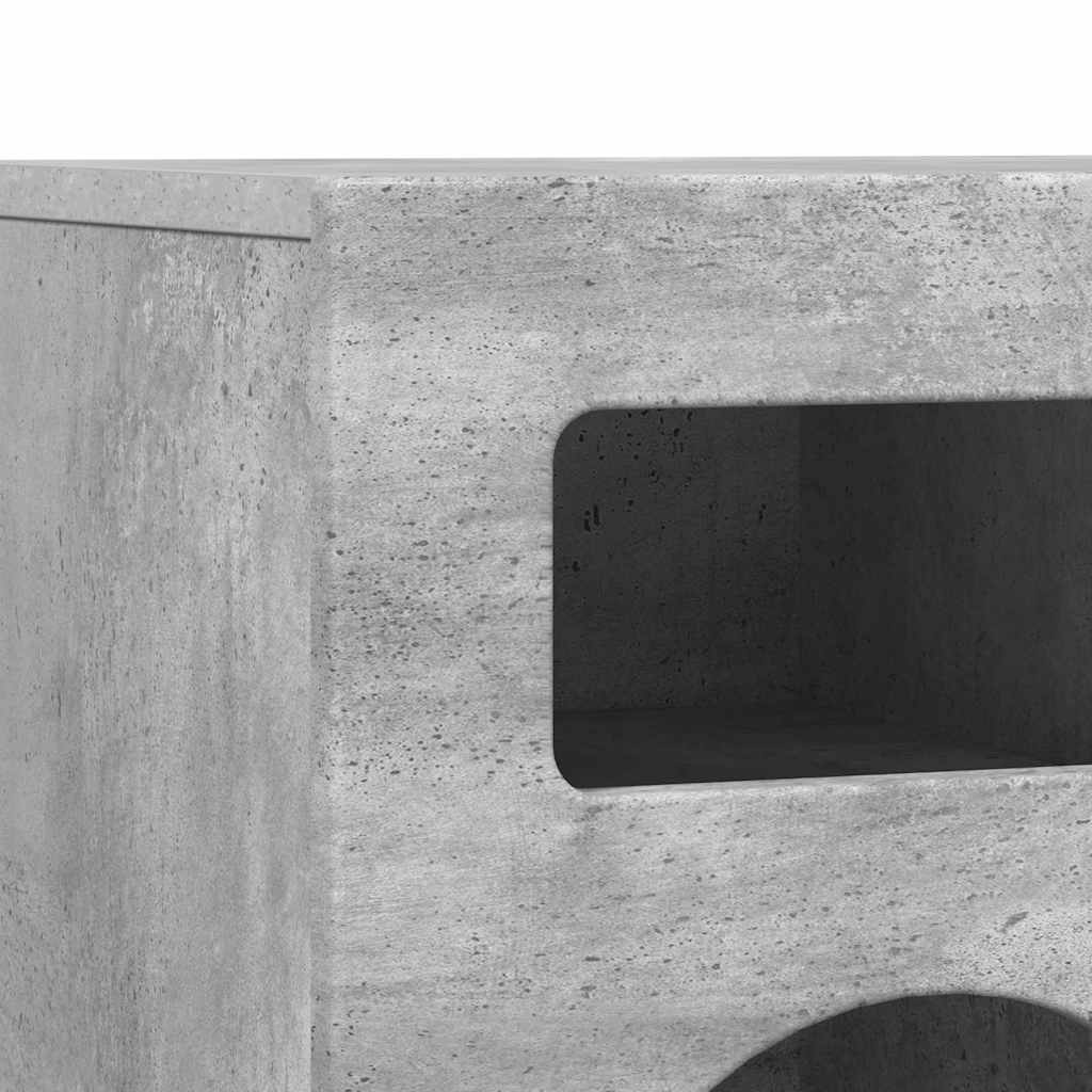 TV ormar Betonski sivi 80 x 35 x 40 cm Konstruirano drvo