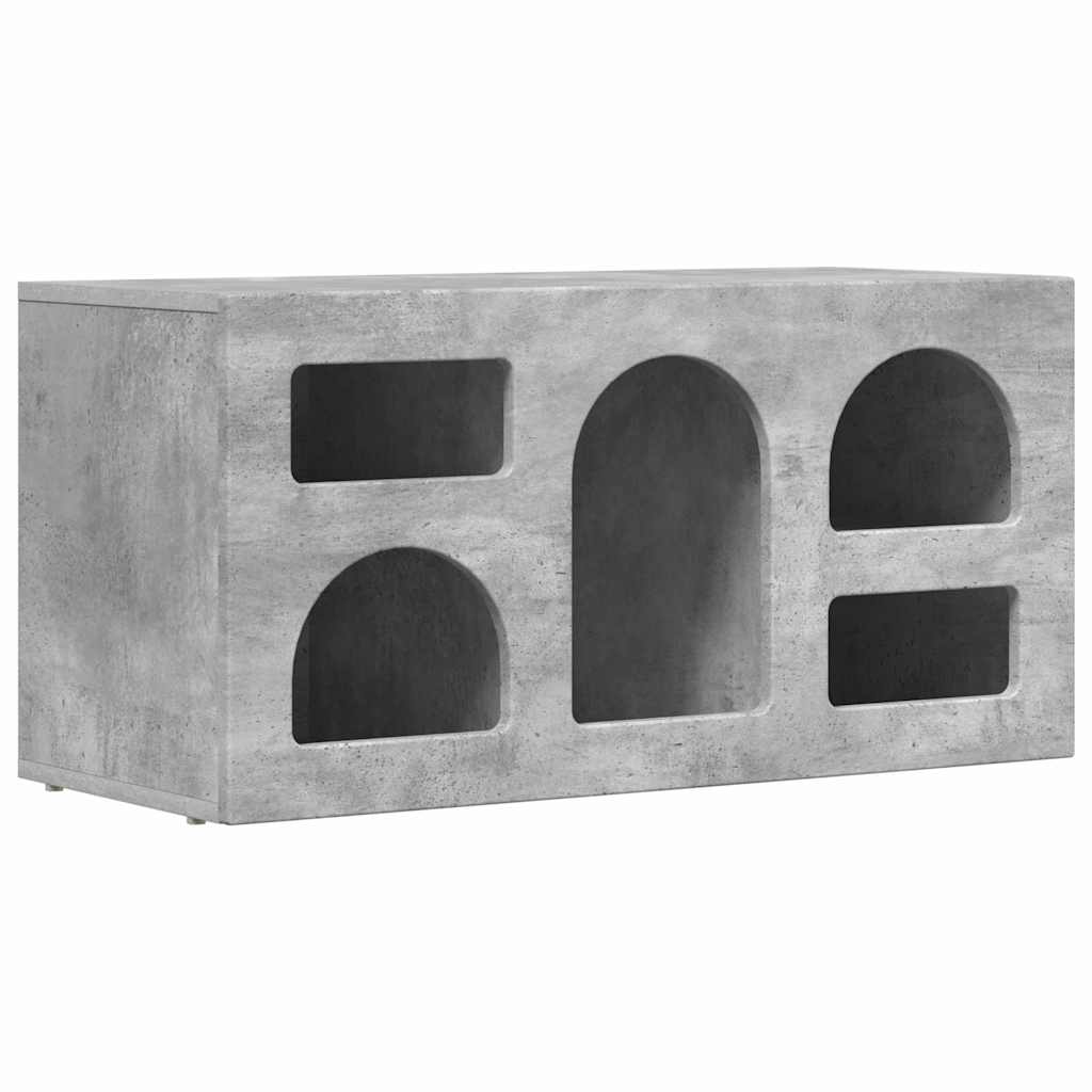 TV ormar Betonski sivi 80 x 35 x 40 cm Konstruirano drvo