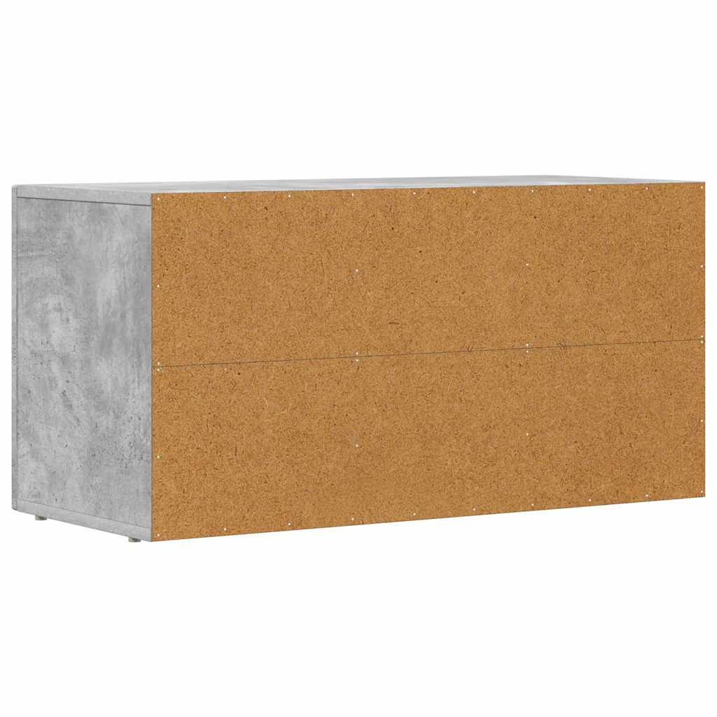 TV ormar Betonski sivi 80 x 35 x 40 cm Konstruirano drvo