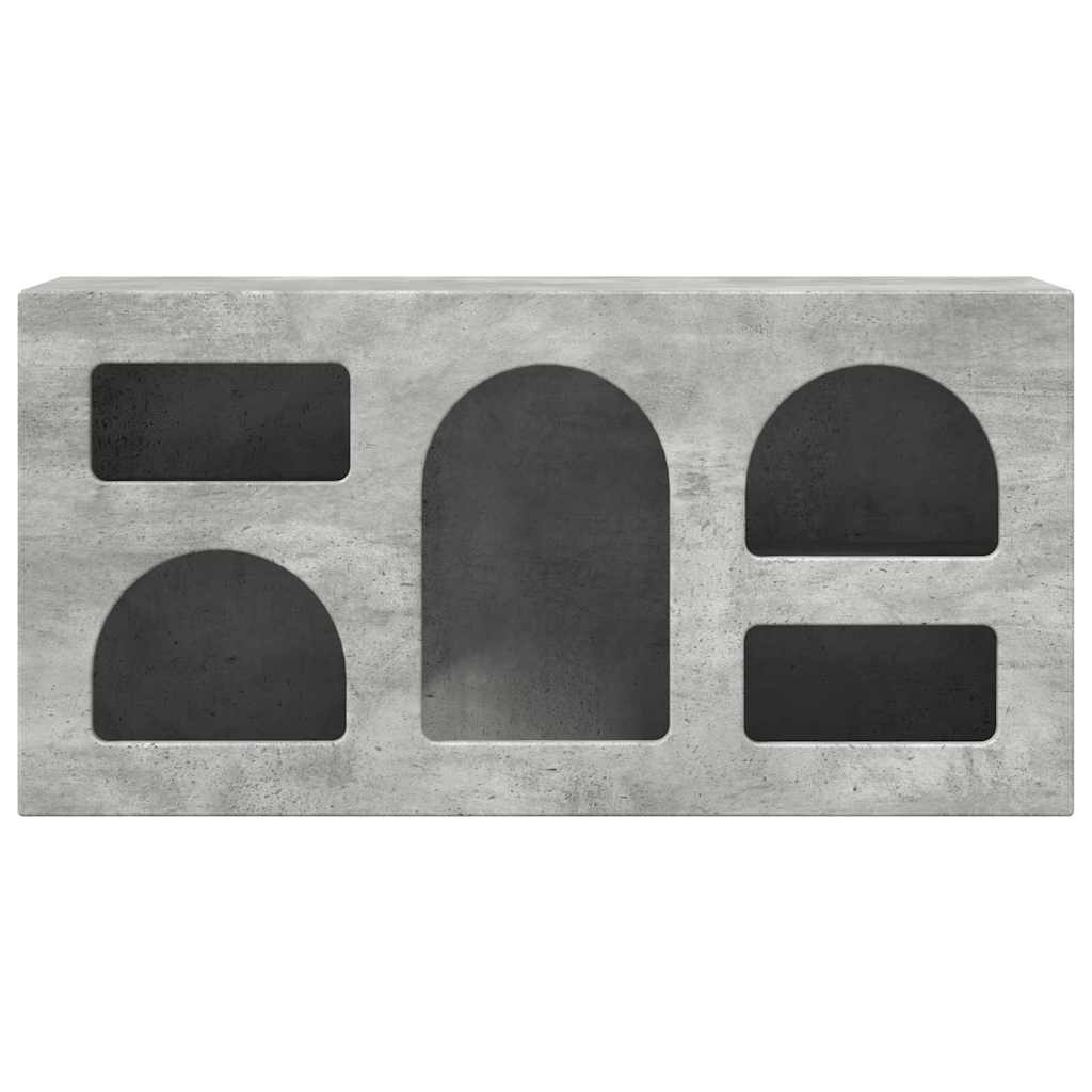 TV ormar Betonski sivi 80 x 35 x 40 cm Konstruirano drvo
