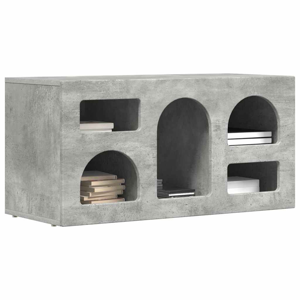 TV ormar Betonski sivi 80 x 35 x 40 cm Konstruirano drvo