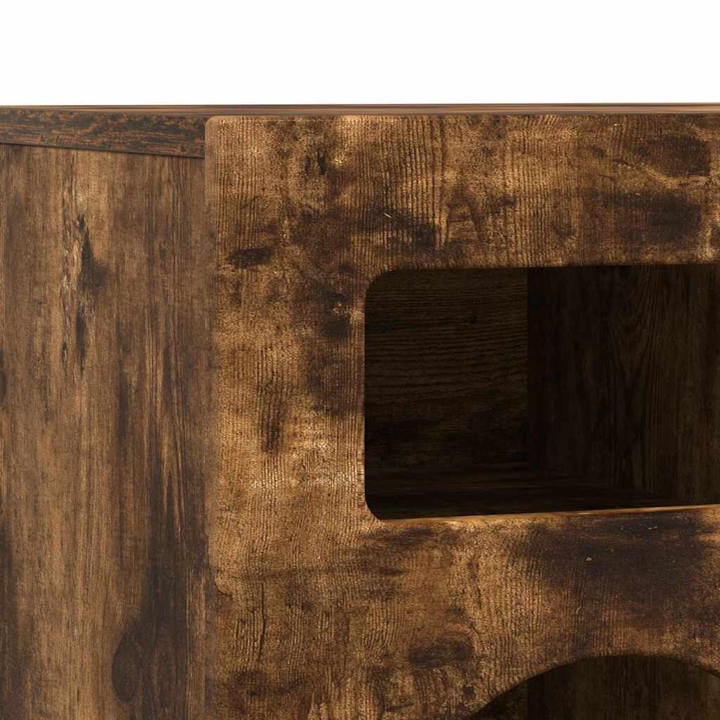 TV ormar Dimljeni hrast 80 x 35 x 40 cm Konstruirano drvo